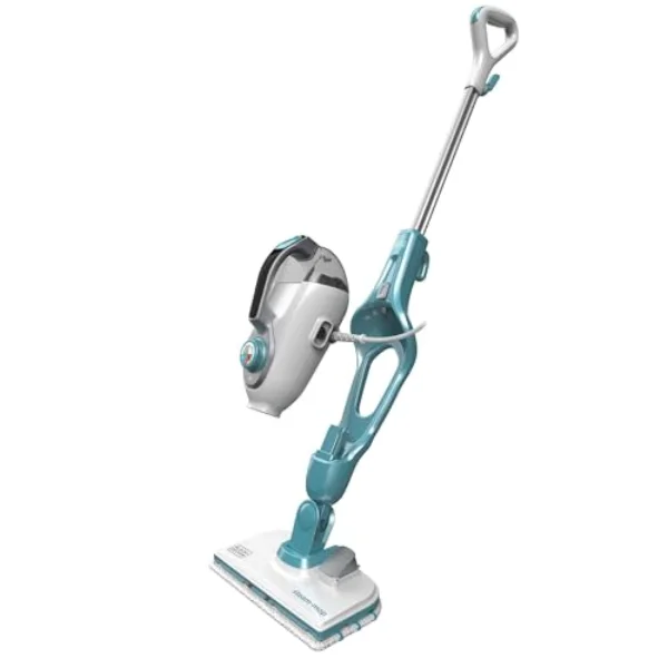 BLACK+DECKER Balai Vapeur Filaire 1300W, 12 accessoires